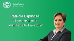 Déclaration de la Secrétaire exécutive d&#039;ONU Climat à l&#039;occasion de la Journée de la Terre 2020